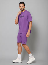 RS BE GAMER-OVERSIZED CO-ORD-PURPLE